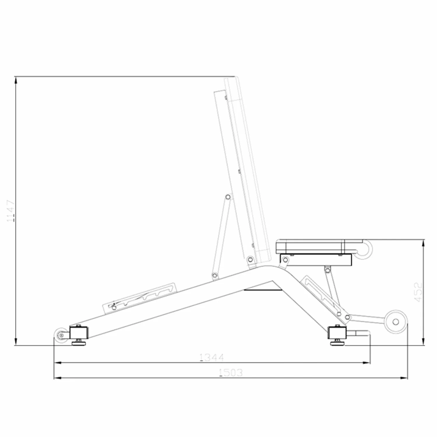  Скамья универсальная DFC D2301 по низким ценам в Томске и Северске