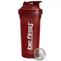 Шейкер Be First 1000 мл с шариком вишневый