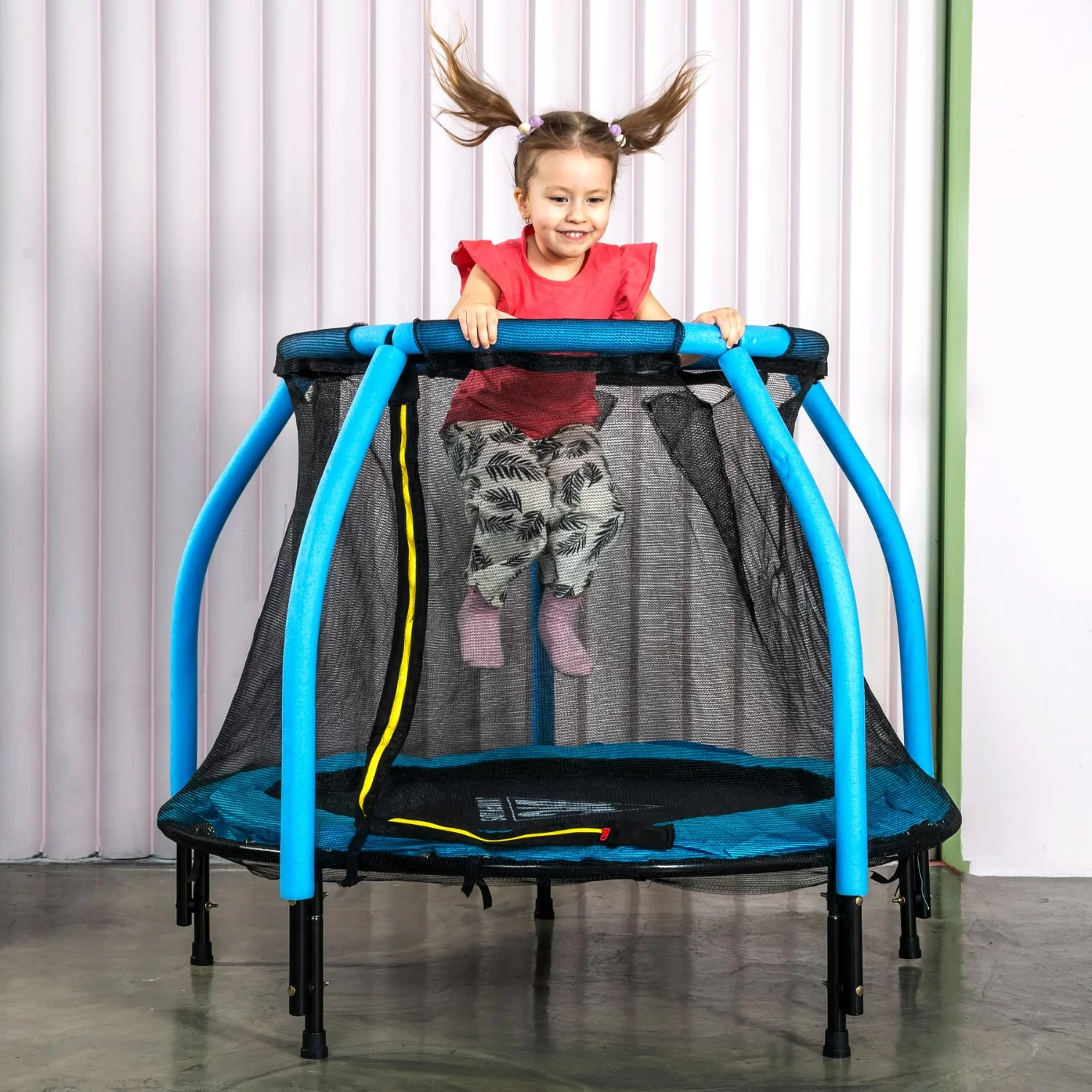  Батут DFC JUMP KIDS 48" синий, сетка (120см) 48INCH-JD-B по низким ценам в Томске и Северске