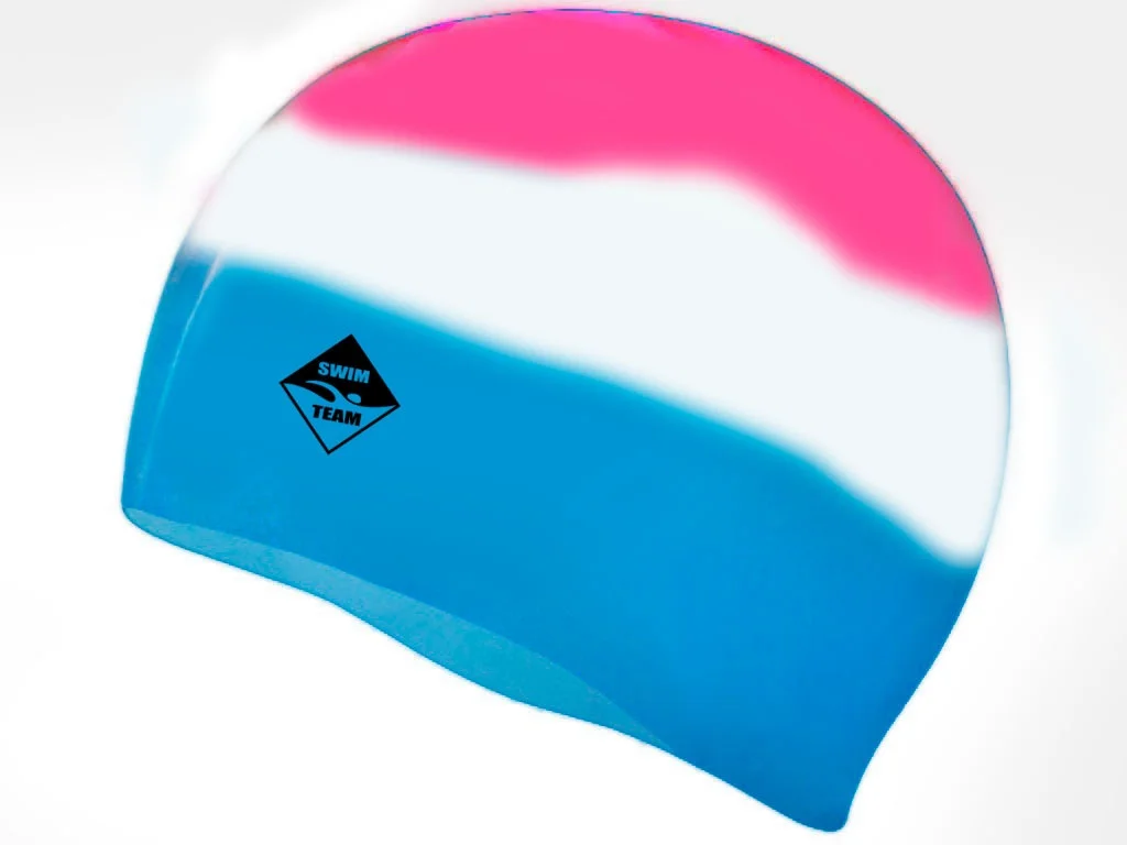  Шапочка для плавания Swim Team SC-Ц4 (мультицвет) по низким ценам в Томске и Северске