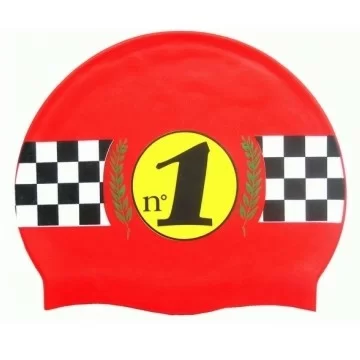  Шапочка для плавания Atemi PS13 силикон с рисунком по низким ценам в Томске и Северске