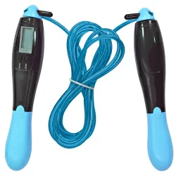 Скакалка 2.8 м E32634-1 с электронным счетчиком синий