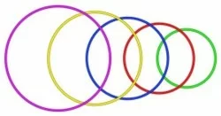 Обруч пластмассовый 80 см