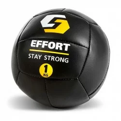 Медбол 1 кг Effort EMD1 кожзам