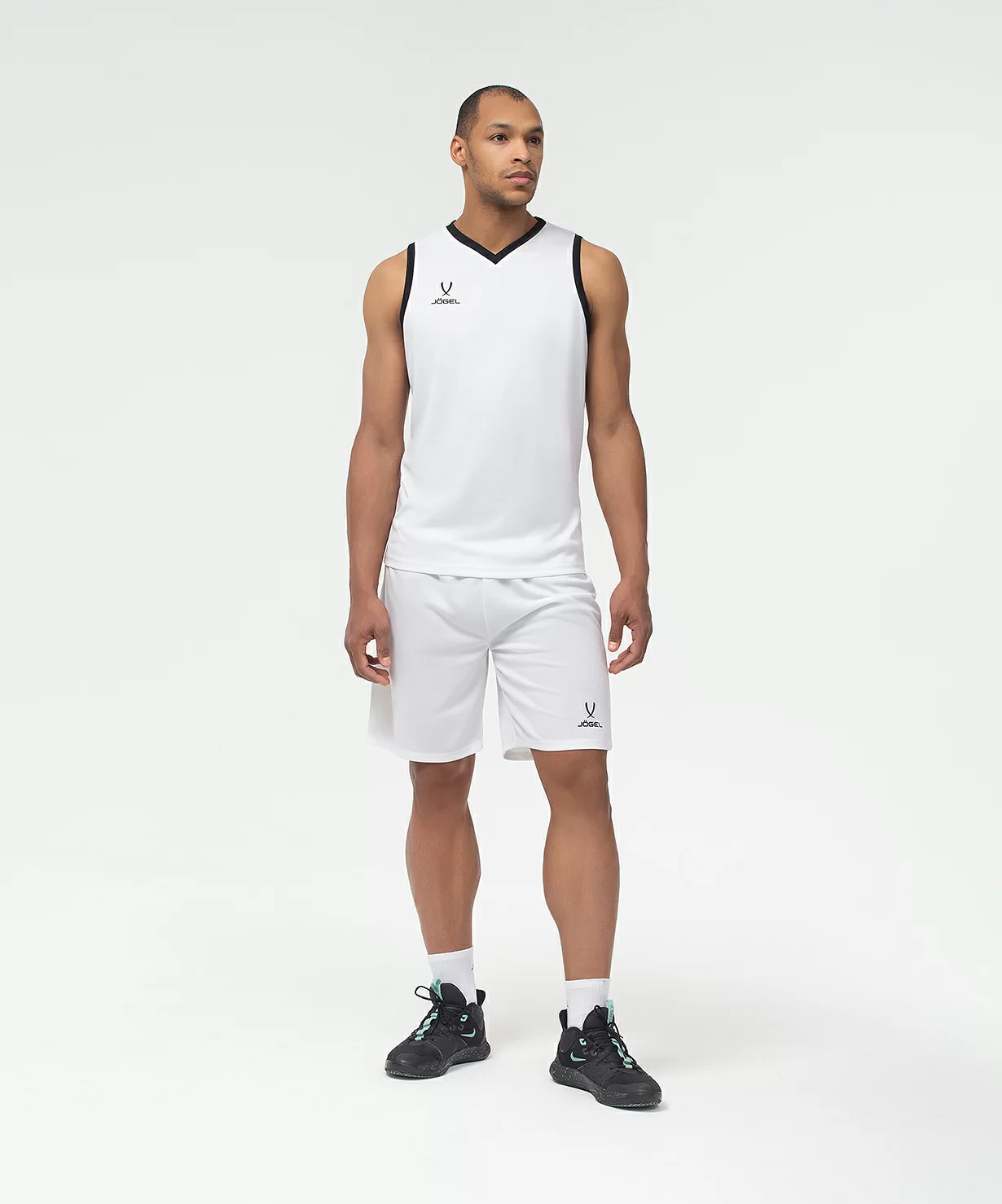  Шорты баскетбольные JOGEL CAMP Basic, белый по низким ценам в Томске и Северске