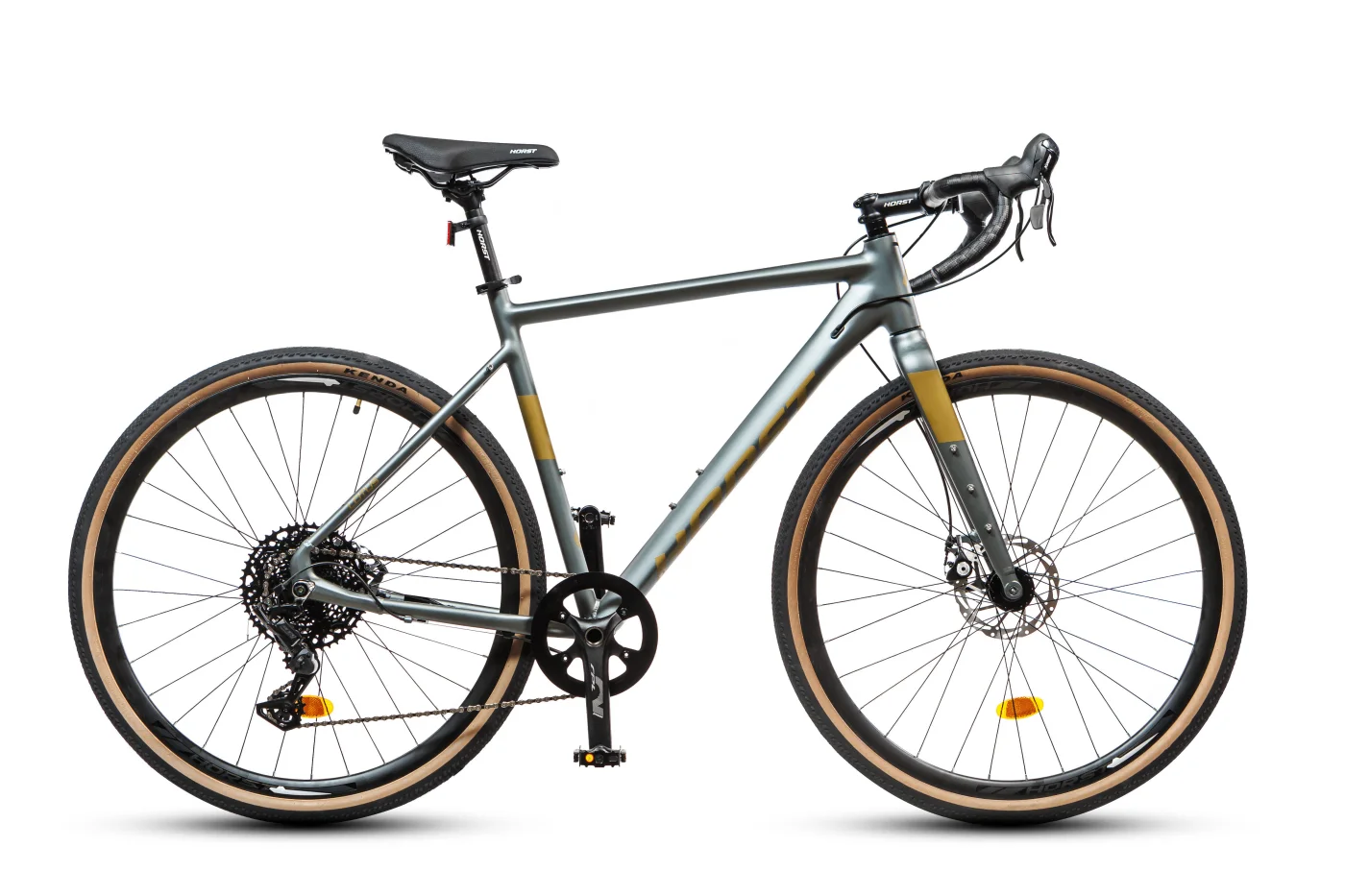  Велосипед HORST Lotus 2025 Серо-золотой по низким ценам в Томске и Северске