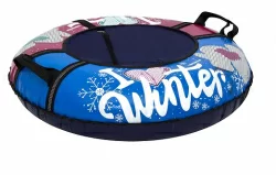 Тюбинг-ватрушка Тяни-Толкай 83см тент I LOVE WINTER (С камерой)