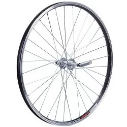 Колесо 26" заднее двустен.обод 32 отв., втулка SF-A09R сталь под V-brake, эксцентрик под трещетку 6-