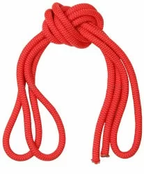 Скакалка гимнастическая утяж. Indigo 2.5 м 150 г красная