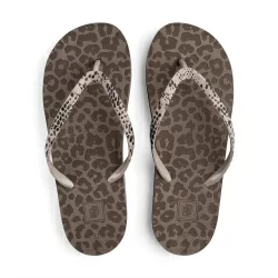 Сланцы Evars Safari Cheetah Lskin женские торф