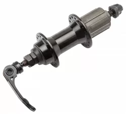 Втулка задняя WZ-A281RQ 32Н  эксц. под кассету 8-10скор. пром. подшипн. алюм. чёрн.