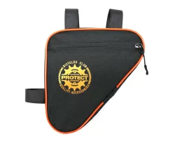 Велосумка под раму Protect 21х21х5см черный/оранжевый