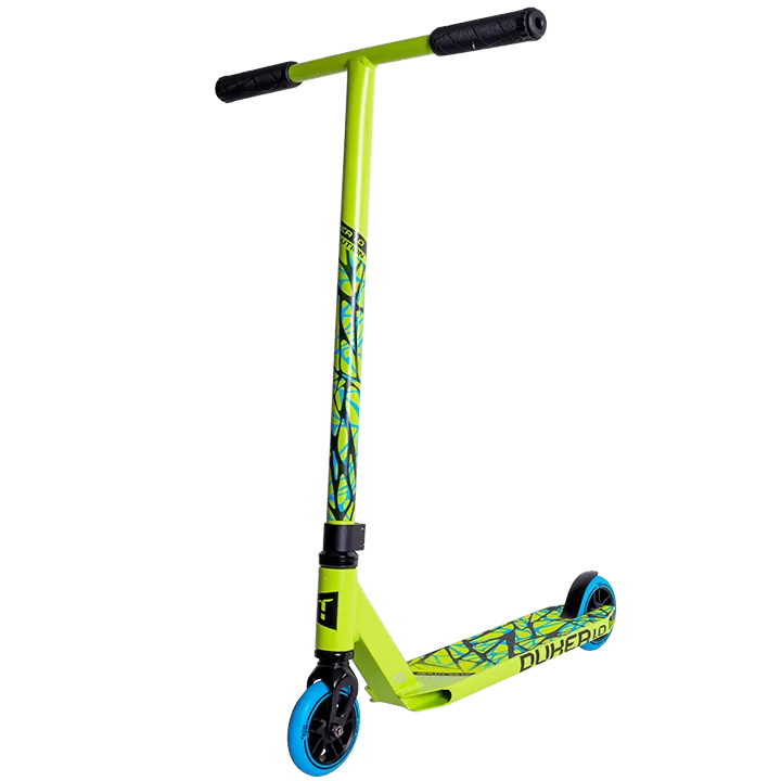  Самокат TechTeam Duker 1.0 трюковой neon green по низким ценам в Томске и Северске