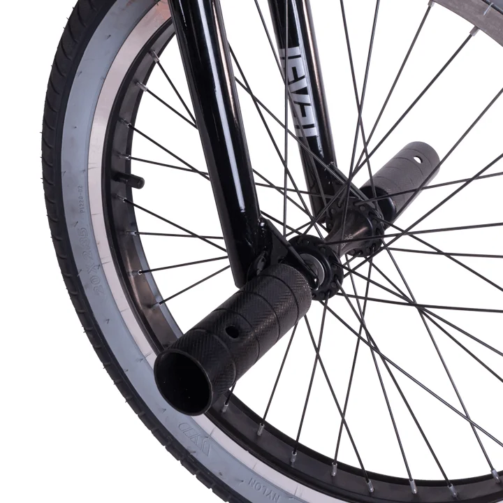  Велосипед BMX TechTeam Level 20" (2024) чёрный по низким ценам в Томске и Северске