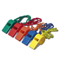 Свисток пластик E39270 с шариком и шнурком