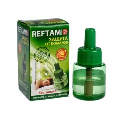 Флакон сменный с жидкостью для фумигатора "Рефтамид" 30 ночей, без запаха
