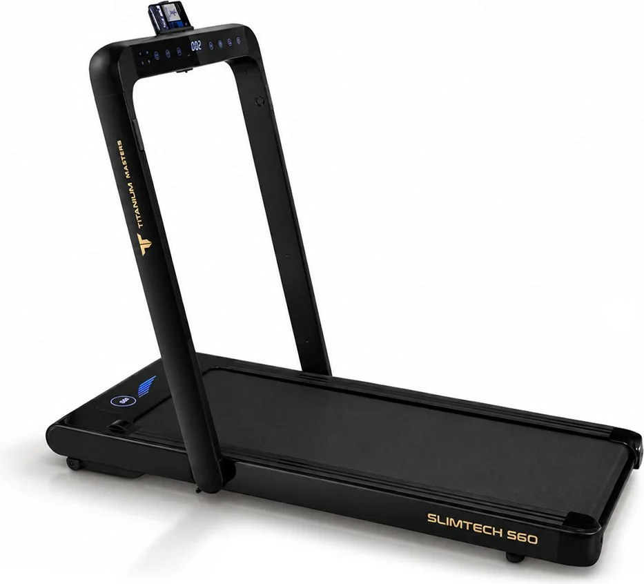  Беговая дорожка Titanium Masters Slimtech S60, чёрная по низким ценам в Томске и Северске