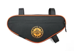 Велосумка под раму Protect 32х15х5см черный/оранжевый