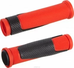 Грипсы HL-G305 125 мм черные/красные