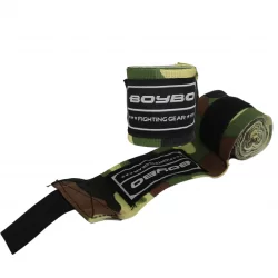 Бинт боксерский 2.5 м х/б BoyBo КМФ