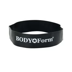 Эспандер петля латексная 60 * 5 * 0.11 см, 22 кг Body Form черная