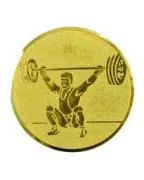  Вставка для медалей D1 A63 25 мм тяжелая атлетика по низким ценам в Томске и Северске