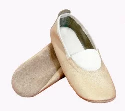 Чешки кожаные Leosport бежевые