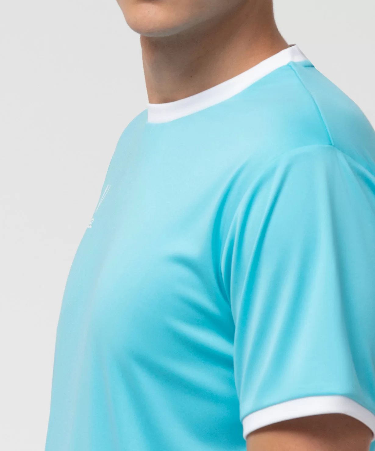  Футболка футбольная JOGEL CAMP Origin, бирюзовый/белый по низким ценам в Томске и Северске