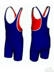 Трико борцовское Skat детское 6518Rus средняя пройма двустороннее