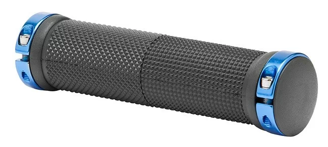  Грипсы XH-G59BL 130 мм чёрные, синие кольца по низким ценам в Томске и Северске