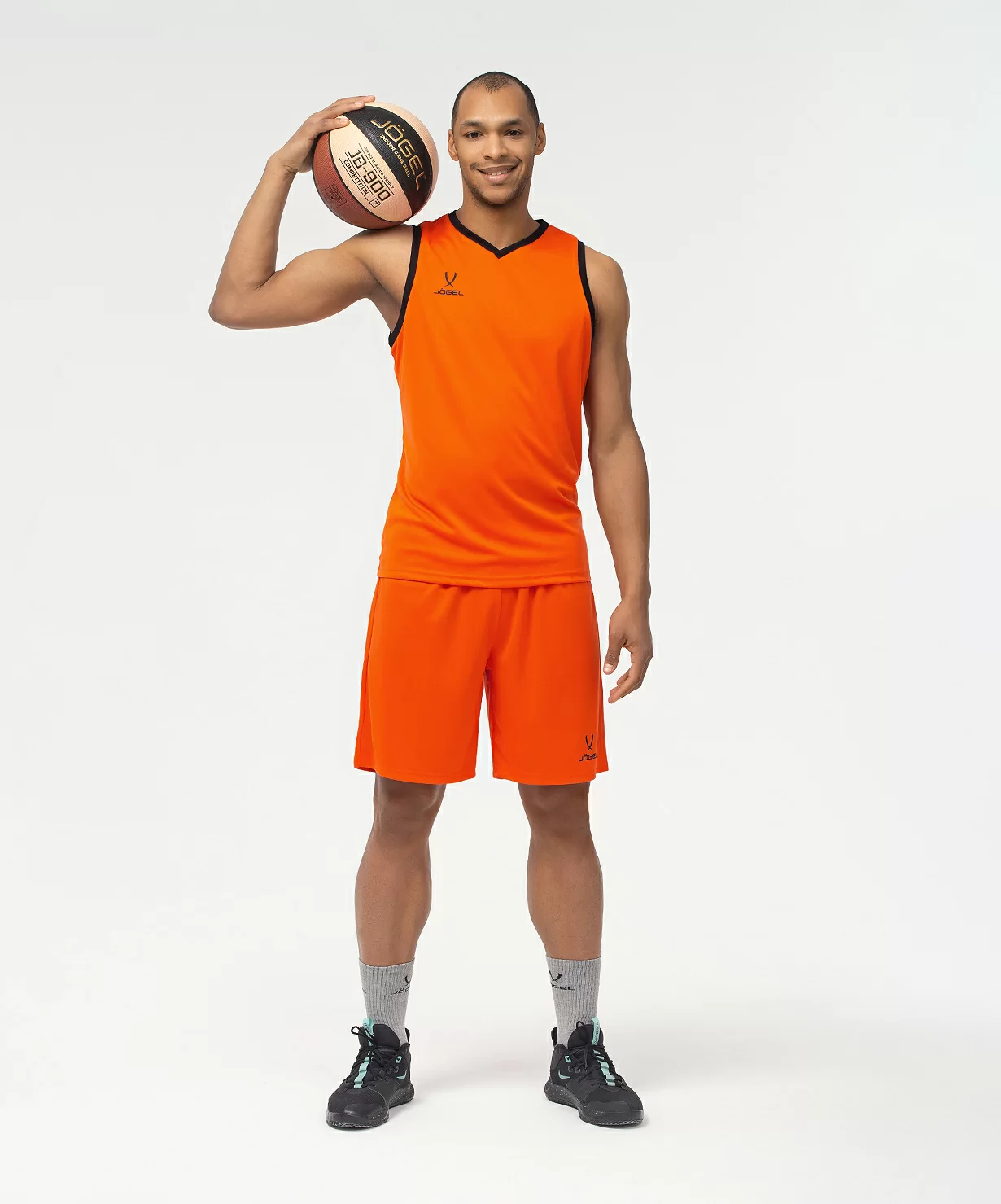  Майка баскетбольная JOGEL CAMP Basic, оранжевый по низким ценам в Томске и Северске