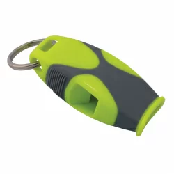 Свисток судейский D34370-6 Fox 40 Sharx на шнурке зелено/серый