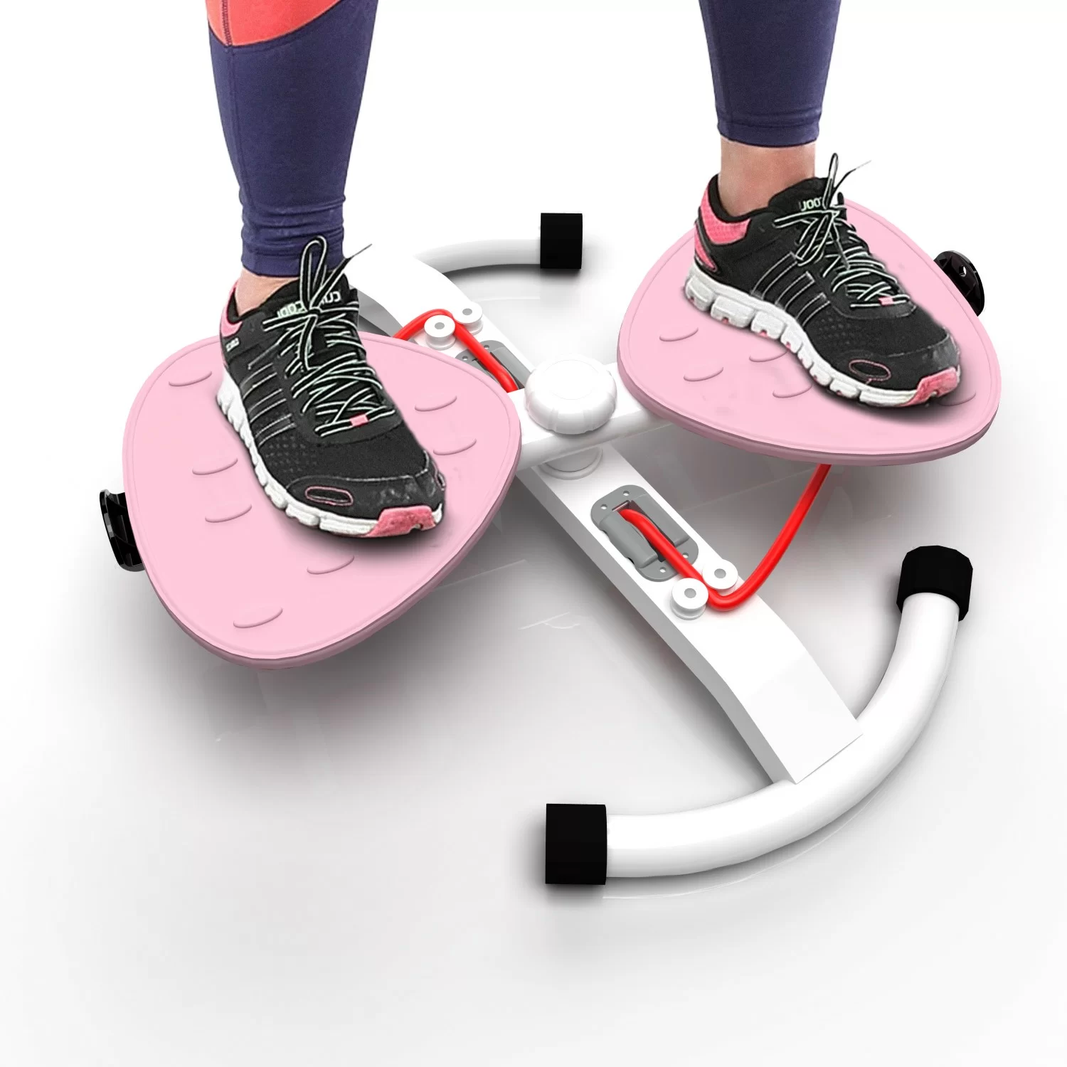  Фитнес платформа /горнолыжный тренажёр DFC "Twister Bow" с эспандерами TW-S108P по низким ценам в Томске и Северске