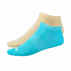 Носки StarFit SW-205 низкие желтый/бирюзовый (2 ПАРЫ)