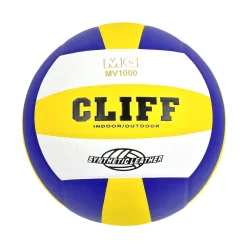 Мяч волейбольный Cliff MV1000 №5 PU бело-желто-синий
