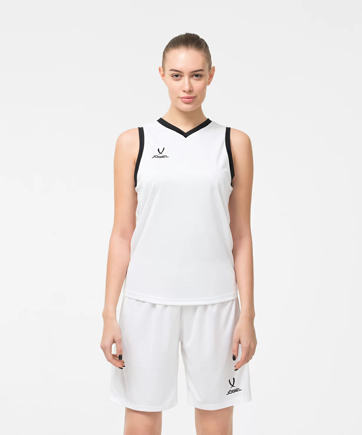  Майка баскетбольная JOGEL CAMP Basic, белый по низким ценам в Томске и Северске