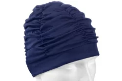Шапочка для плавания E36889-4 текстильная (лайкра) темно синий