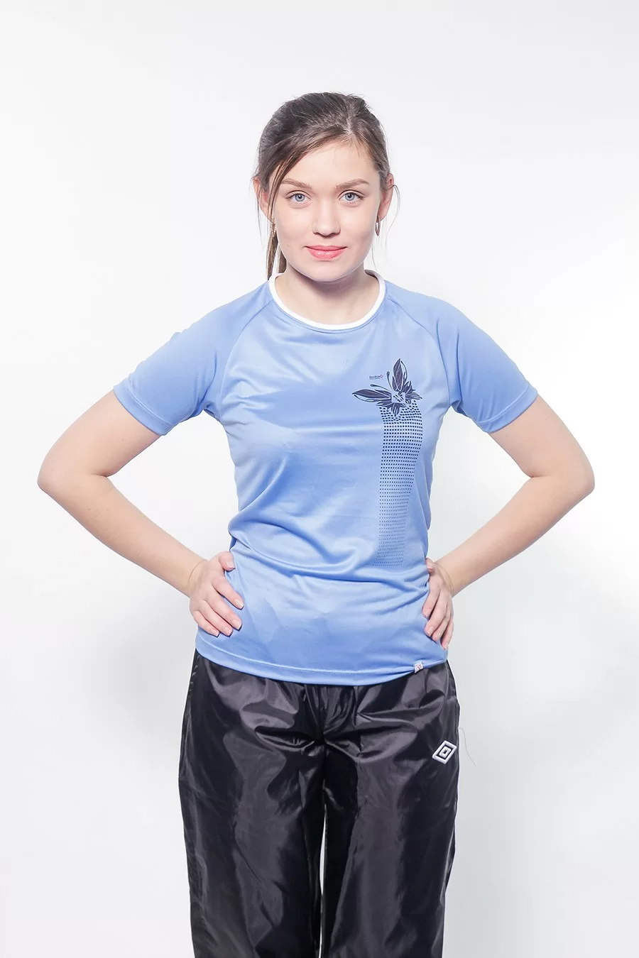  Футболка RedFox Lady Light Tee 8500/голубой по низким ценам в Томске и Северске