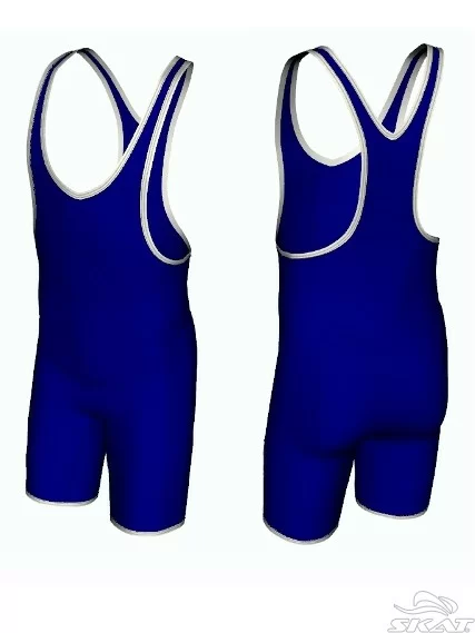  Трико борцовское Skat детское 9817/6517 средняя пройма синее по низким ценам в Томске и Северске