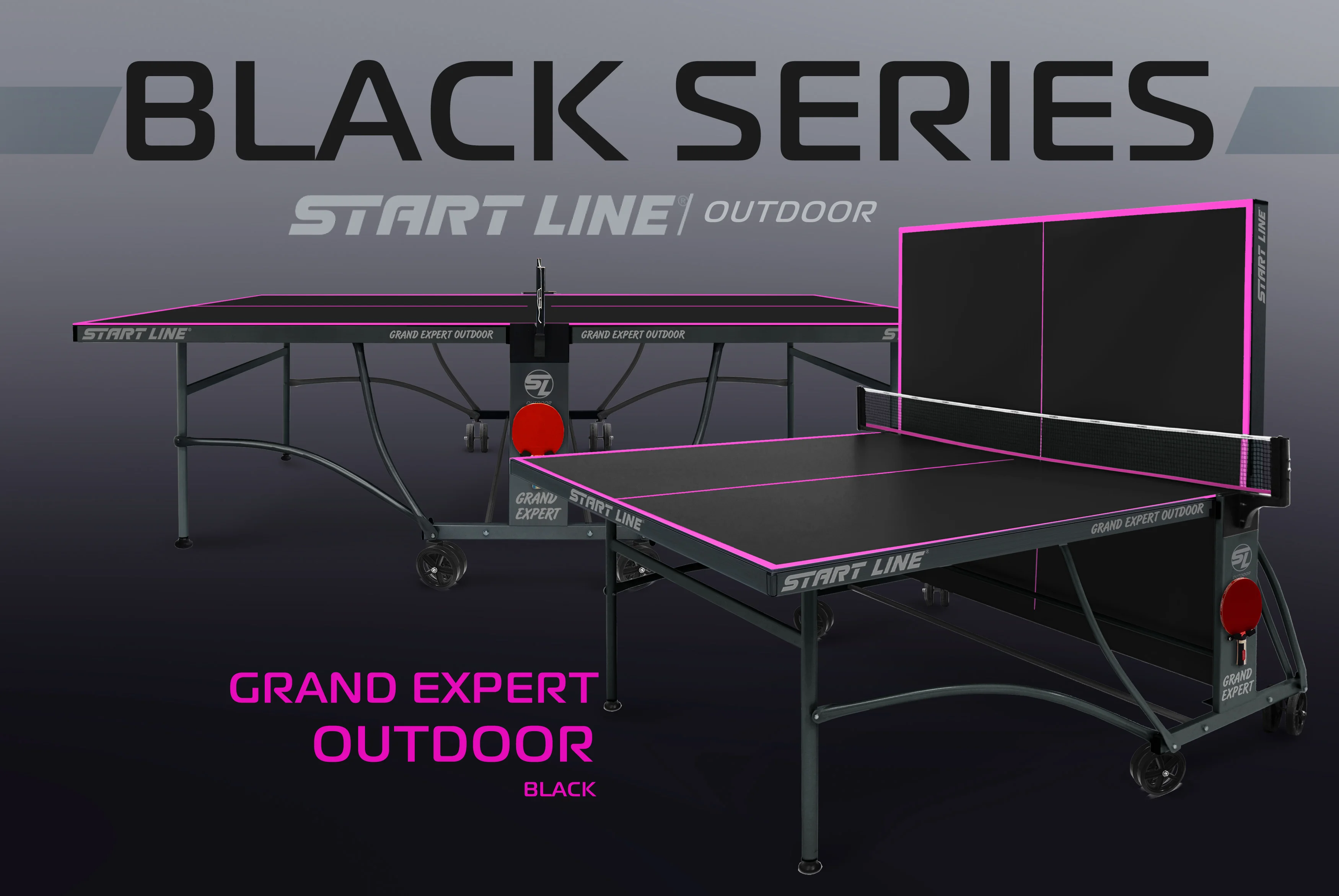  Стол теннисный GRAND EXPERT 6 Всепогодный Black по низким ценам в Томске и Северске
