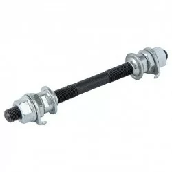 Ось передней втулки 135мм GL-G002 с гайками, шайбами под гайку