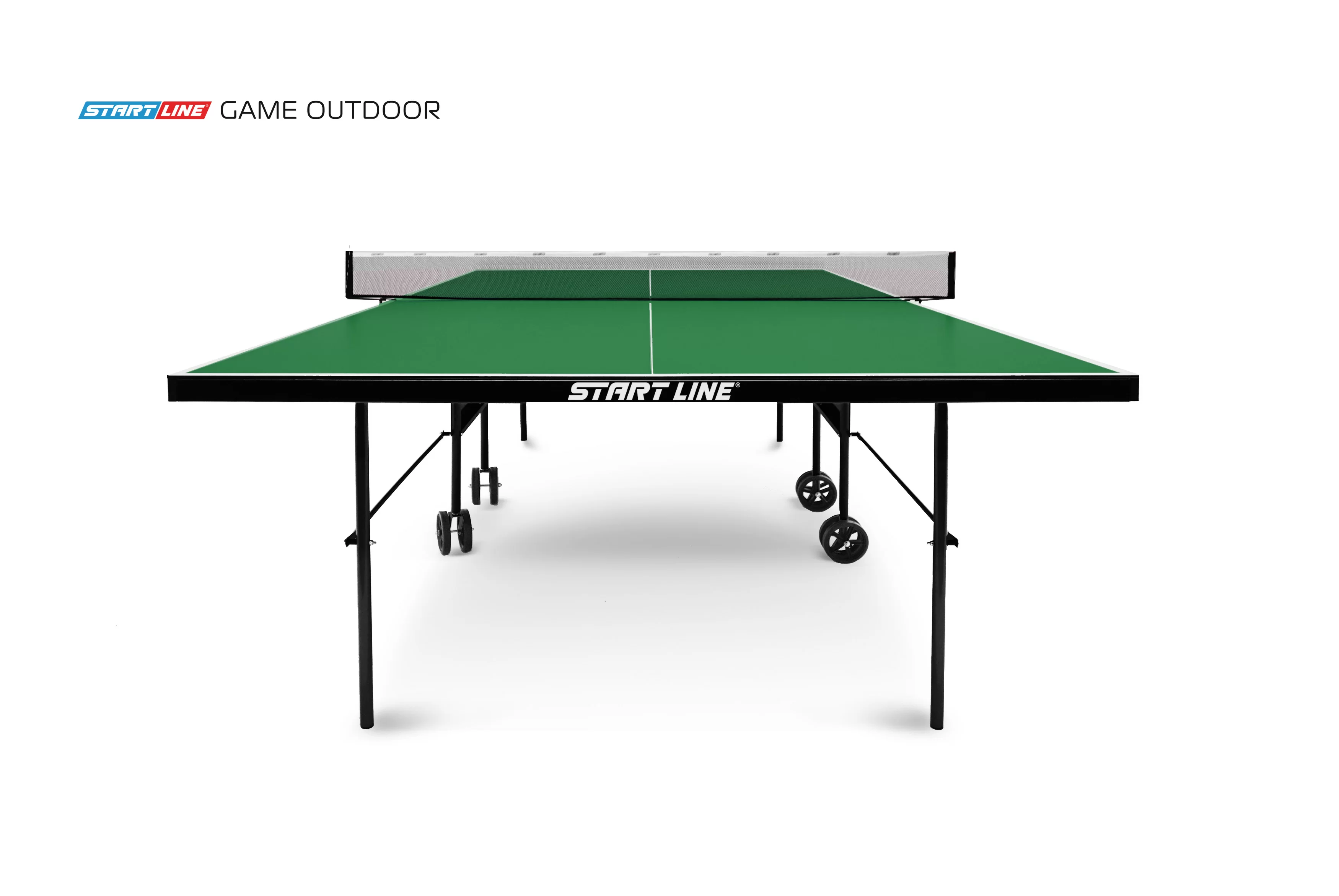  Стол теннисный Game Всепогодный с сеткой Зелёный по низким ценам в Томске и Северске