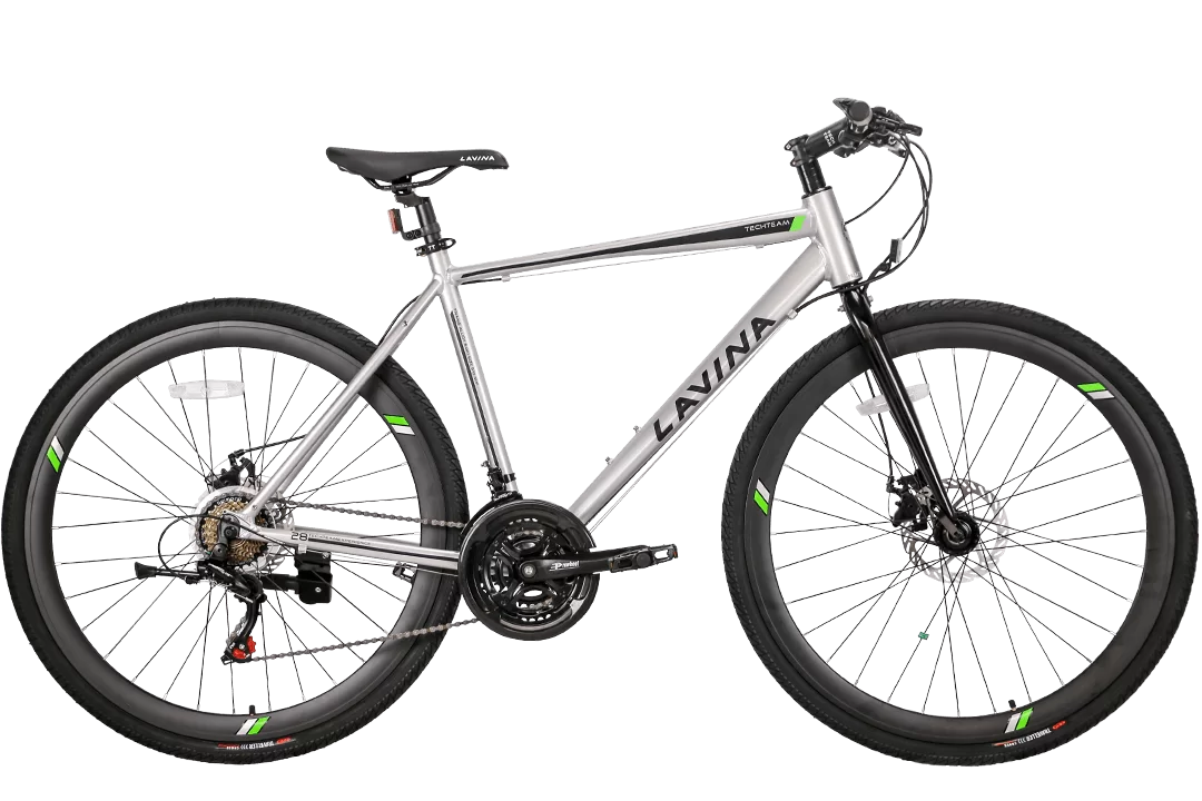  Велосипед TechTeam Lavina 28" серый по низким ценам в Томске и Северске