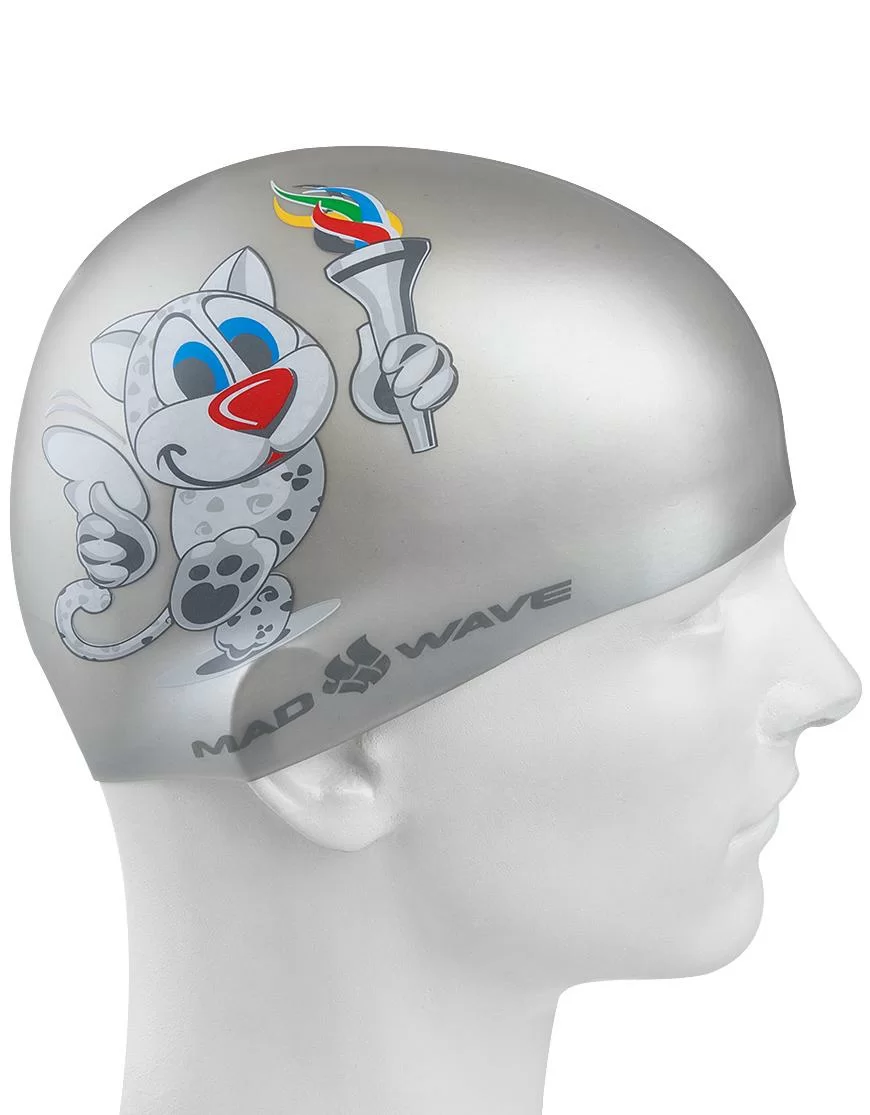  Шапочка для плавания Mad Wave Universiada Junior silver по низким ценам в Томске и Северске