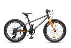 Велосипед детский HORST Six 2025 Серо-оранжевый