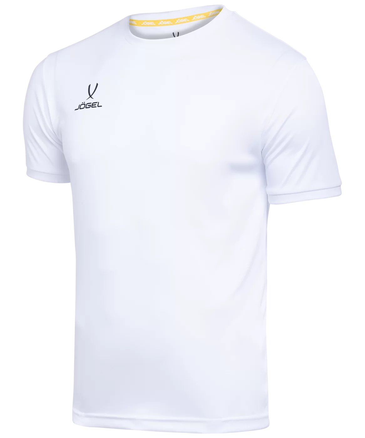  Футболка футбольная JOGEL CAMP Origin, белый/черный, детский по низким ценам в Томске и Северске