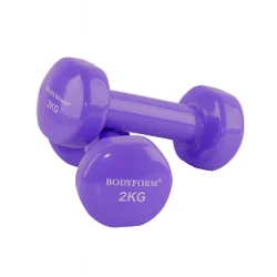 Гантели виниловые 2 кг BF-DV01-X2 (2 шт)