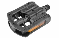 Педали FP-871 ось 9/16" складные пластик чёрный