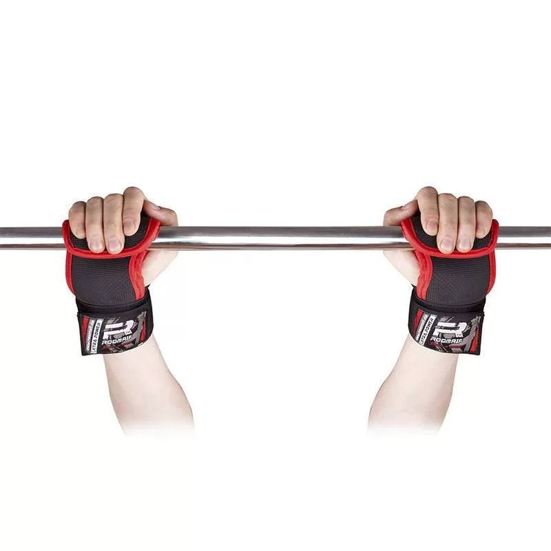  Накладки гимнастические RWS-410 black/red по низким ценам в Томске и Северске