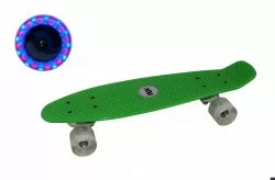Мини-круизер RGX PNB-01GW (22") светящиеся колеса green